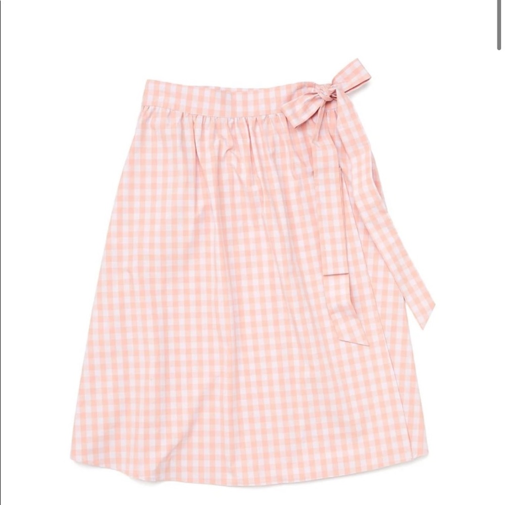 Ban.do Easy Wrap Skirt - Pink Plaid